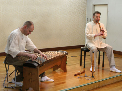 C.Patterson & B.Huebner 箏と尺八のデュオ